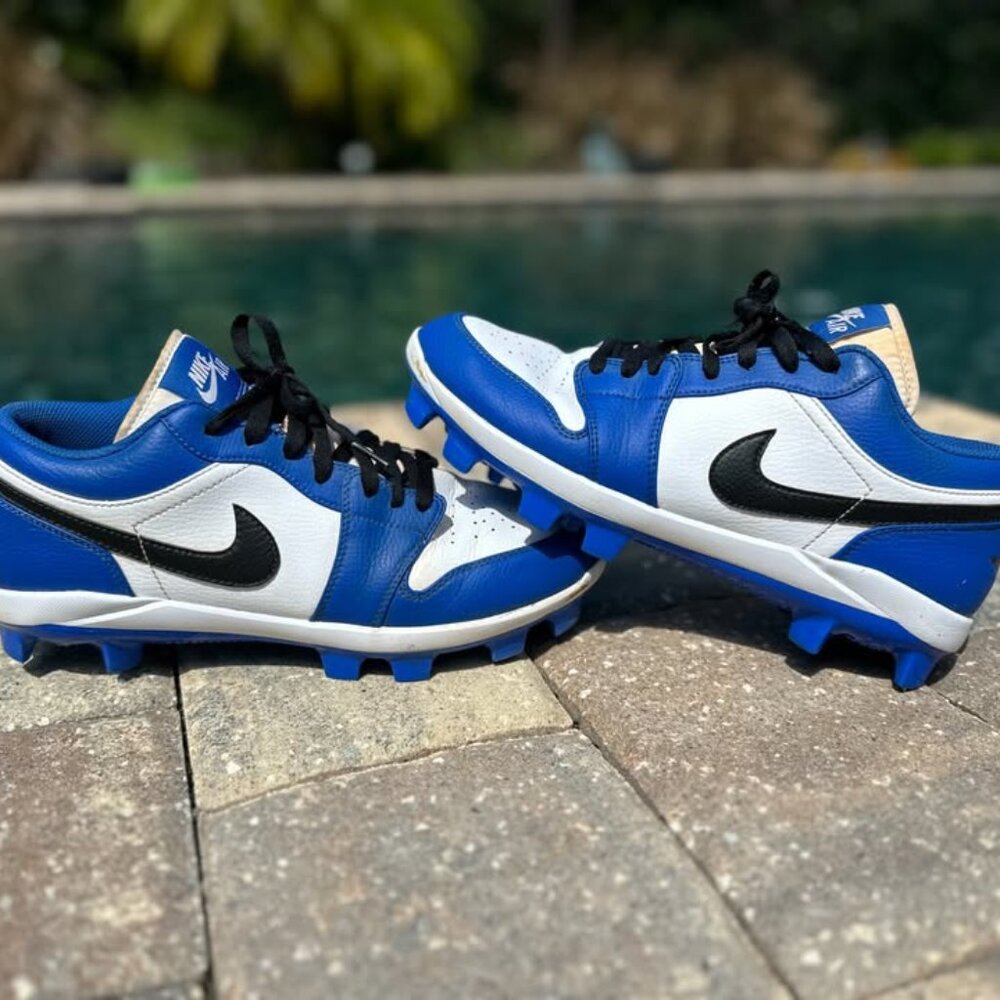 Jordan 1Retro MCS Low Baseball Cleats Size 10.5